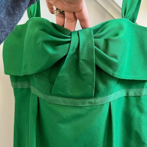 Boden Kelly Green Empire Waist Sundress sz 10 - Picture 2 of 5